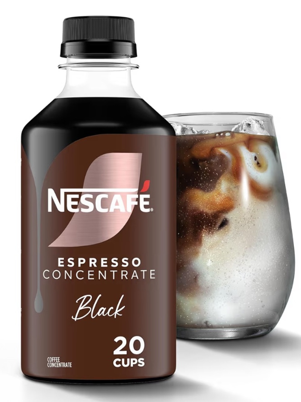 NESCAFÉ Espresso Concentrate Black, Instant Espresso Coffee Concentrate,Iced New